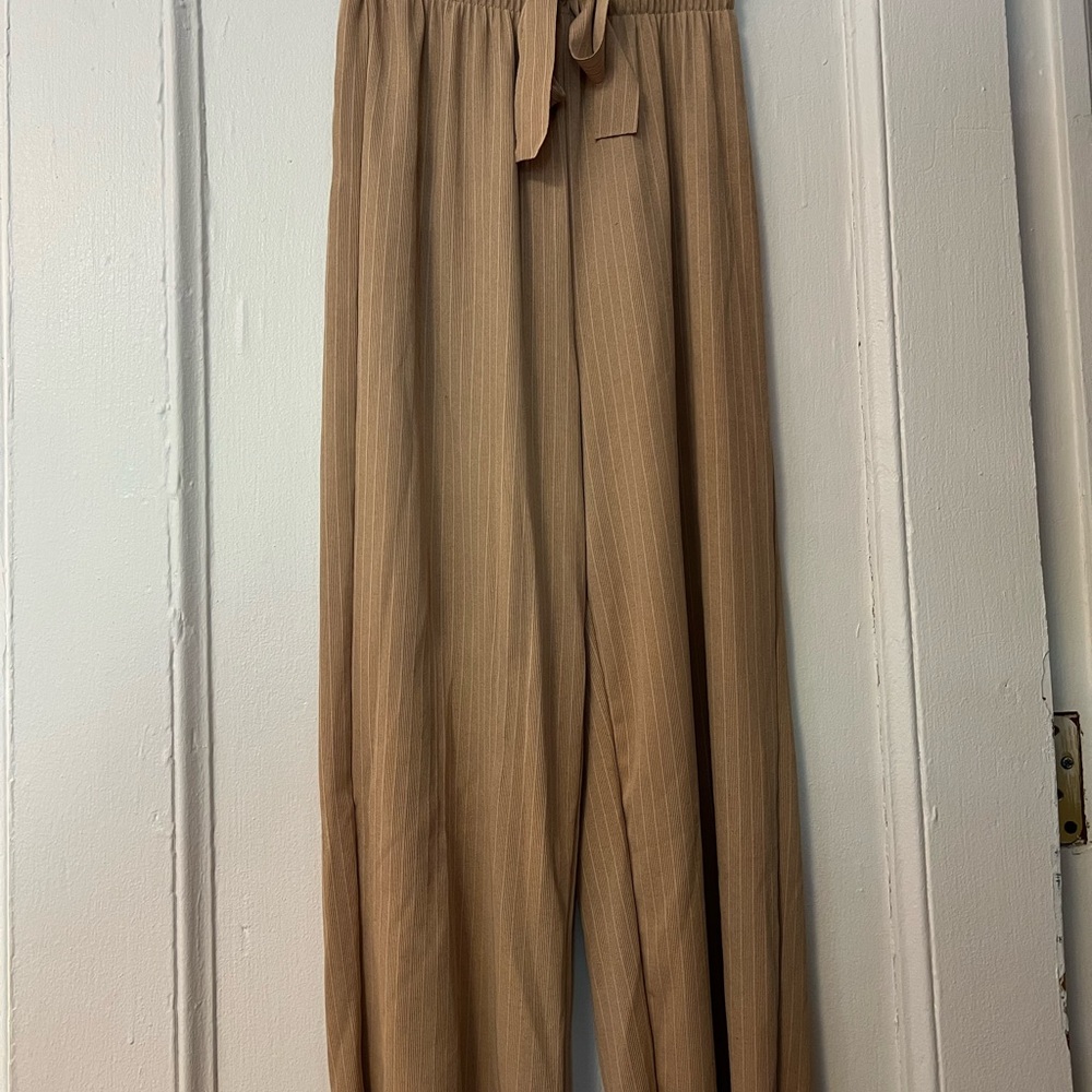 Elegant Tan Women's Pants